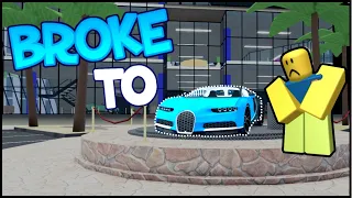 POOR TO BUGATTI IN Car Dealership Tycoon!