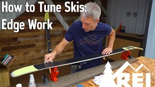 How to Tune Ski Edges - Remove Burrs and Rust || REI