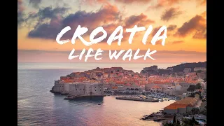 Dubrovnik City Croatia - Walking Tour Croatia Dubrovnik, 4K 60fps City Walk - Travel Walk Tour