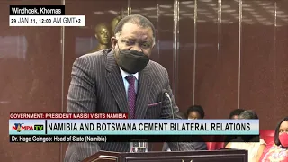 Namibia and Botswana cement bilateral relations