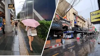 [4K] Bangkok Walk Nana to Asok - Trying to help a little bit during the lockdown