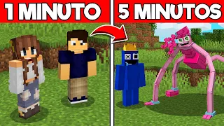 Minecraft MAS a cada minuto VIRAMOS um MONSTRO!