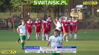 tv.nsk.pl 2019-04-24 Agape Białołęka Warszawa - MKS Świt II Nowy Dwór Mazowiecki 3:0 (1:0) bramki