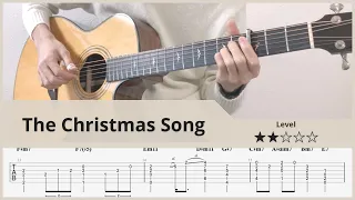 【TAB】The Christmas Song - Nat King Cole - Fingerstyle Guitar ソロギター 【タブ】