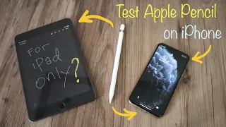 Test Apple Pencil on iPhone 🤔