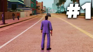 GTA Vice City Definitive Edition Gameplay Walkthrough Part 1 - iOS / Android