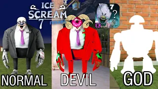 UPGRADING BORIS TO GOD BORIS IN ICE SCREAM 7 LIS FRIENDS