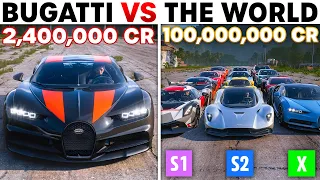 Forza Horizon 5 | Bugatti Chiron VS The World! | The 1500 Horsepower Beast!