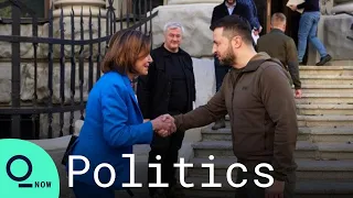 Pelosi Thanks Zelenskiy for 'Fight for Freedom' in Kyiv