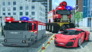 🚒Who Framed Fire Truck? Wheel City Heroes (WCH) Police Cartoon for Kids