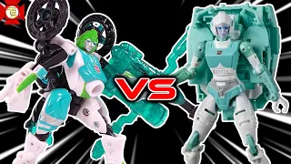 Transformers EARTHRISE LIFELINE Vs PARADRON ARIEL – Versus Review