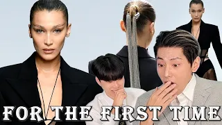 Koreans React To Bella Hadid Runway evolution for the first time