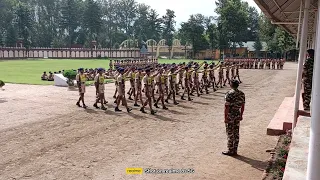 Drill competition of B coy trainees