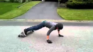 How to slide on a longboard [push up slide]