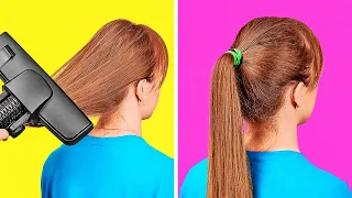 COOL HAIRSTYLES AND HAIR HACKS || Hair Hacks And Tips To Look Gorgeous In Any Situation