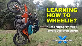 How to wheelie a motorbike: five tips before you start!︱Cross Training Enduro