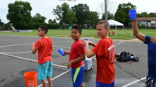 Rise Summer Camp Field Day Water Relay Games