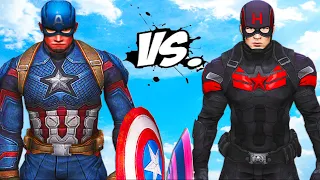 Captain America VS Captain Hydra - EPIC BATTLE