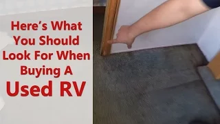What To Look For When Buying A Used RV
