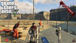 GTA 5 - Michael Escape The Prison As A ZOMBIE | GTA 5 MODS