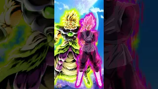 Broly VS Dbs Goku Black Saga #shorts #dragonball #goku #dbs