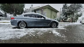 BMW G30 5 SERİES WİNTER COLD START ! (Special Edition Luxury)