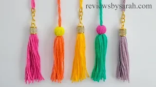 How to Make an Easy Tassel for Beginners - Quick and Simple Beginner Tassels