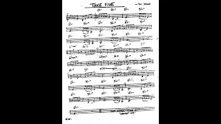 Take Five Backing Track -  No Piano