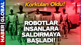 Korkulan Oldu! Robotlar İnsanlara Saldırmaya Başladı! Tesla Robotun Raporları Ortaya Çıktı