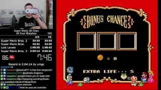 (2:03:35) Super Mario All-Stars All Four Warpless speedrun *Former World Record*