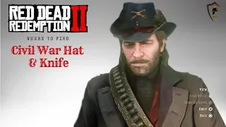 Civil War Army Cavalry Hat and Civil War Knife Location in Red Dead Redemption 2