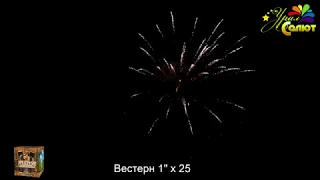 Батарея салютов Вестерн СП1002505 (1" х 25)