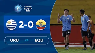 URUGUAY vs. ECUADOR [2-0] | RESUMEN | CONMEBOL SUB17 2023