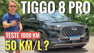 AVALIAÇÃO COMPLETA CAOA CHERY TIGGO 8 PRO. 50km/l? Teste de +1.000km