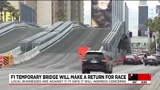 Temporary bridge will return for Las Vegas Grand Prix 2024