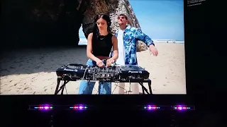 Korolova b2b Jonas Saalbach | Praia da Adraga, Portugal | Real-time Music Visualization