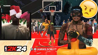 I Made a BLINDFOLDED BUILD In NBA 2k24! Worst BUILD EVER!