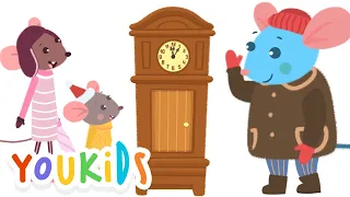 Hickory, Dickory, Dock. The Mouse Ran Up the Clock