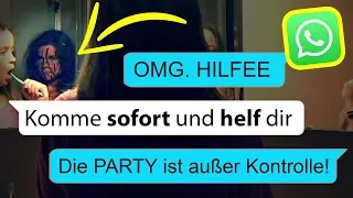 Party außer Kontrolle!!! Whatsapp Chat  😡😡