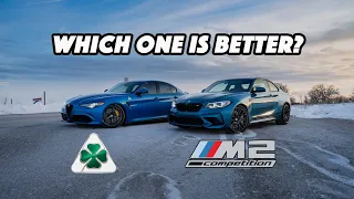 Alfa Romeo Giulia Quadrifoglio VS BMW M2 Competition | Which one is better? | Owner's perspective