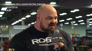 Brian Shaw at the 2018 Strongman Classic