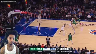 FlightReacts To Boston Celtics vs New York Knicks Full Game Highlights | October 25, 2023!