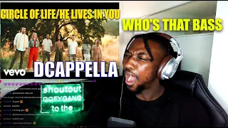 DCappella - Circle of Life/He Lives in You | SINGER REACTION