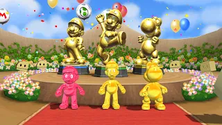 Mario Party 9 Step It Up 1 Vs Rivals - Team Mario, Luigi, Yoshi Vs Wario (Master Difficulty)