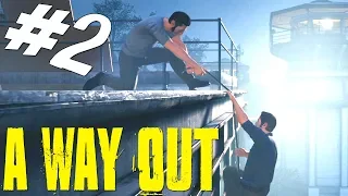 DEN PERFEKTE-ISH FLUGT! - A Way Out Ep 2 Dansk [PS4 Pro]