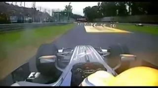 Mark Webber vs Lewis Hamilton Monza 2008 f1 gp  by magistar