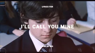 Girl in Red  - I'll Call You Mine (Lyrics Video)