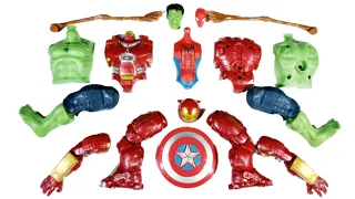 Merakit Mainan Siren Head vs Hulk Buster Avangers dan Spider-Man Superhero Toys