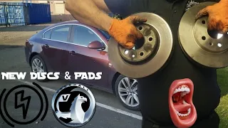 Vauxhall Opel Insignia ( electric  handbrake ) How to fit discs & brake pads