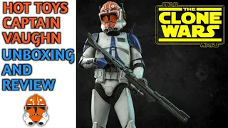 Hot Toys Captain Vaughn Star Wars The Clone Wars 1/6 Figure | Unboxing, Review, and Comparison